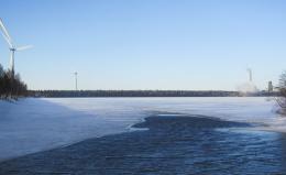 snow melting into spring